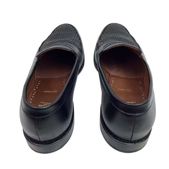 Allen Edmonds Carlsbad Mens 9.5E Leather Weave Penny Loafers Slip On Dress Shoes - Picture 6 of 14